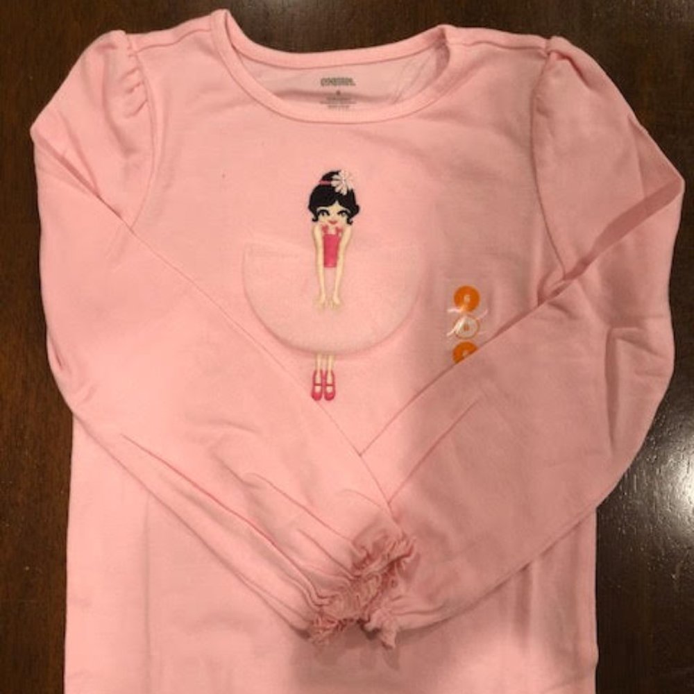 Gymboree Pink Long-sleeve Shirt